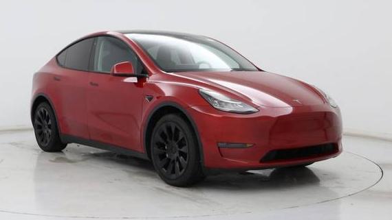 TESLA MODEL Y 2020 5YJYGDEE4LF048438 image